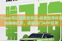 哪个app可以竞猜世界杯-探索世界杯竞猜的趣味之旅，揭秘热门APP应用