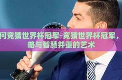如何竞猜世界杯冠军-竞猜世界杯冠军，策略与智慧并重的艺术