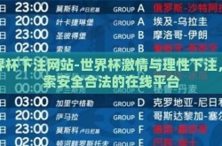 世界杯下注网站-世界杯激情与理性下注，探索安全合法的在线平台