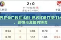 世界杯盘口投注比例-世界杯盘口投注比例，理性与激情的博弈