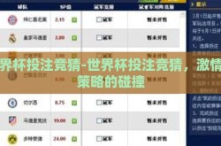 世界杯投注竞猜-世界杯投注竞猜，激情与策略的碰撞