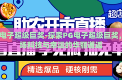 pg电子超级巨奖-探索PG电子超级巨奖，一场科技与幸运的华丽邂逅