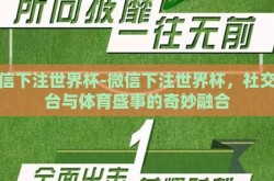 微信下注世界杯-微信下注世界杯，社交平台与体育盛事的奇妙融合