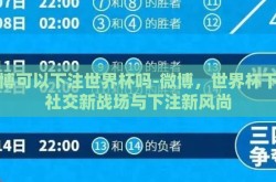 微博可以下注世界杯吗-微博，世界杯下的社交新战场与下注新风尚