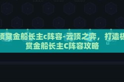 云顶赏金船长主c阵容-云顶之弈，打造极致赏金船长主C阵容攻略