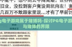 pg电子游戏属于赌博吗-探讨PG电子游戏与赌博的界限