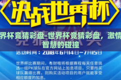 世界杯竞猜彩盘-世界杯竞猜彩盘，激情与智慧的碰撞