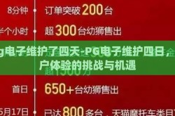 pg电子维护了四天-PG电子维护四日，用户体验的挑战与机遇