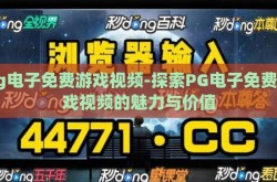 pg电子免费游戏视频-探索PG电子免费游戏视频的魅力与价值