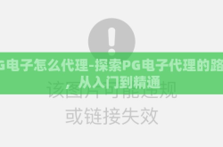 PG电子怎么代理-探索PG电子代理的路径，从入门到精通