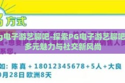 pg电子游艺聊吧-探索PG电子游艺聊吧的多元魅力与社交新风尚