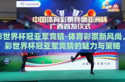 体彩世界杯冠亚军竞猜-体育彩票新风尚，体彩世界杯冠亚军竞猜的魅力与策略