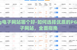 pg电子网站哪个好-如何选择优质的PG电子网站，全面指南