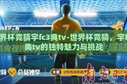 世界杯竞猜宇fc3典tv-世界杯竞猜，宇fc3典tv的独特魅力与挑战