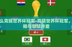 怎么竞猜世界杯冠军-竞猜世界杯冠军，策略与智慧并重