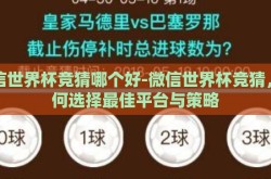 微信世界杯竞猜哪个好-微信世界杯竞猜，如何选择最佳平台与策略