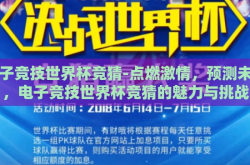 电子竞技世界杯竞猜-点燃激情，预测未来，电子竞技世界杯竞猜的魅力与挑战