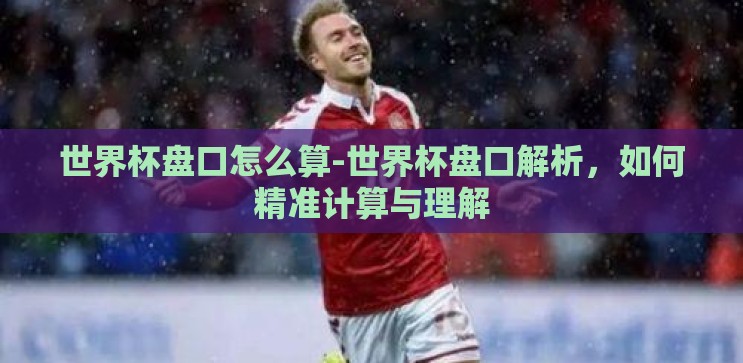 世界杯盘口怎么算-世界杯盘口解析，如何精准计算与理解