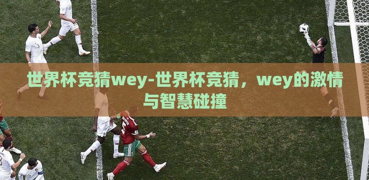 世界杯竞猜wey-世界杯竞猜,wey的激情与智慧碰撞 世界杯竞猜wey-世界杯竞猜,wey的激情与智慧碰撞