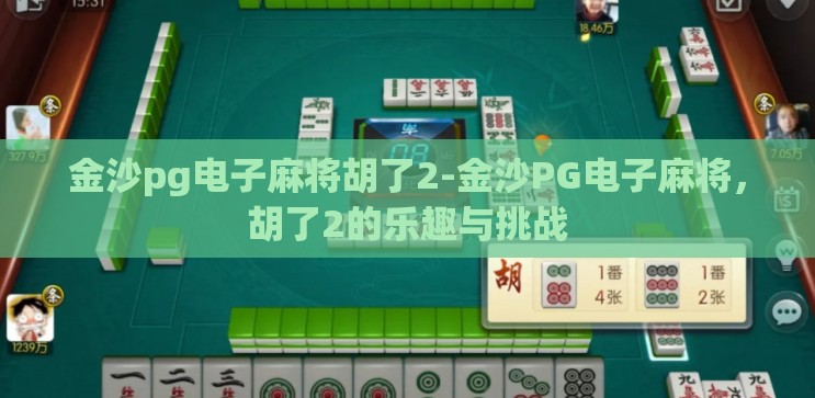 金沙pg电子麻将胡了2-金沙PG电子麻将，胡了2的乐趣与挑战