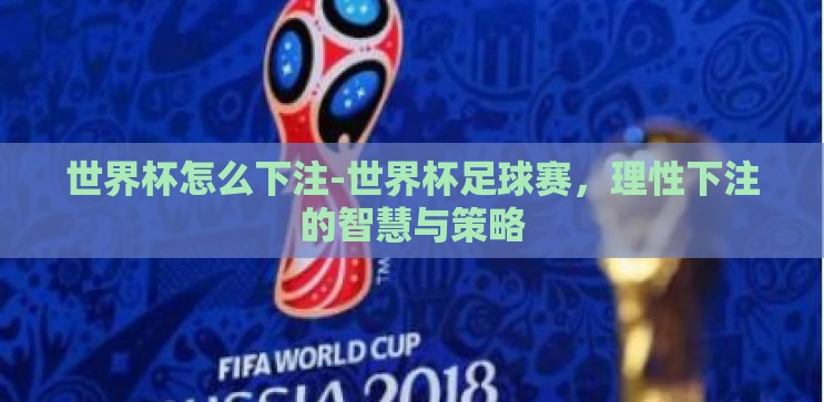 世界杯怎么下注-世界杯足球赛,理性下注的智慧与策略 世界杯怎么下注-世界杯足球赛,理性下注的智慧与策略