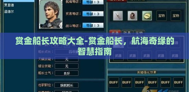 赏金船长攻略大全-赏金船长,航海奇缘的智慧指南 赏金船长攻略大全-赏金船长,航海奇缘的智慧指南